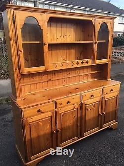 Large Ducal Solid Pine Welsh Dresser