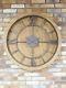 100cm Extra Large Rustic Round Clock Oversized Roman Numerals Vintage Style Time