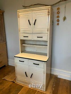 1930s vintage cream enamel retro kitchen unit