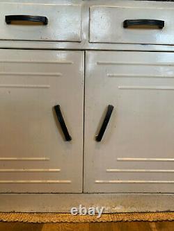 1930s vintage cream enamel retro kitchen unit