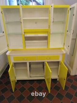 1950s 1960s Larder Kitchenette Cabinet Storage Pantry Cupboards Drawers Vintage