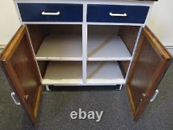 1950s 1960s Larder Kitchenette Cabinet Storage Pantry Cupboards Drawers Vintage