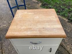 1950s Cream Kitchen Cabinet Unit Cupboard with Drawer