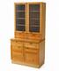 1970s Danish Vantinge Mobelindustri Oak Display Cabinet Vintage Glass-fronted