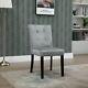 1/2 Pcs Velvet Dining Chair With Knocker/ring Back Dining Room Kitchen Chairs