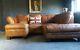 2017. Chesterfield Vintage 3 Seater Leather Club Corner Suite Courier Available