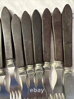 21Vintage Bakelite Handle Kitchen Utensils Great Mix Color Red Yellow Orange