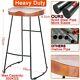 2x Bar Stools Industrial Metal Wooden Vintage Retro Kitchen Pub Counter Chair Uk