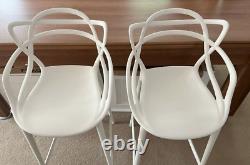 2X Master Style Bar Cafe Kitchen Restaurant Pub Dining Chair Stool S/Height 66cm