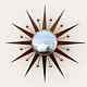 31 Starburst Atomic Retro Wall Mirror Gold George Nelson 1970 Sunburst Vintage
