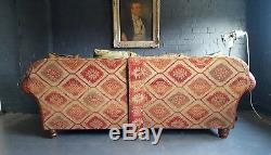 358 Chesterfield Vintage Tetrad 3 Seater Club leather Suite courier av