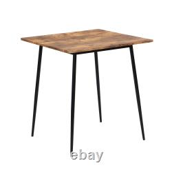 3/4pcs Industrial Dining Table Chairs Bench Set Vintage Retro Kitchen Furniture