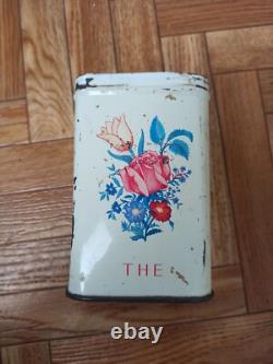3 Vintage Retro Antique French Kitchen Nesting Enamel Cannisters Metal Art Decor