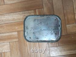 3 Vintage Retro Antique French Kitchen Nesting Enamel Cannisters Metal Art Decor