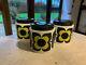 3 X Orla Kiely Ceramic Storage /tea, Coffee, Sugar Jars. Check Out My Others
