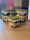 3 X Orla Kiely Multi Stem Tea/coffee/sugar Jars Check Out My Others