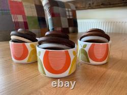 3 x Rare Orla Kiely Pear tea/coffee/sugar/trinket pots CHECK OUT MY OTHERS