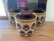 3 X Rare Orla Kiely Poppy Meadow Ceramic Storage Jars. Check Out My Others