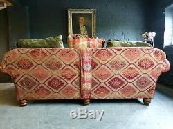 4012. Superb Tetrad Eastwood Grande 3 Seater Sofa Vintage Chesterfield rrp £2500