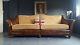 449. Large Chesterfield Vintage John Lewis 3 Seater Leather Sofa Rrp £1900