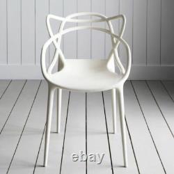 4X Master style Bistro Kitchen Cafe Garden Dining Chair Outdoor Indoor Stackabl