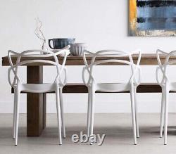 4X Master style Bistro Kitchen Cafe Garden Dining Chair Outdoor Indoor Stackabl