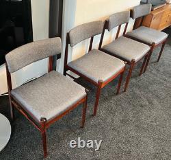 4 Rosewood Dining Chairs Danish 1960s Retro Vintage Mid Century FREE DELIVERY