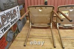 4 Vintage Cosco Kitchen GateFold Folding Dinette Chairs Original 1950s Retro