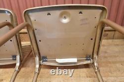 4 Vintage Cosco Kitchen GateFold Folding Dinette Chairs Original 1950s Retro