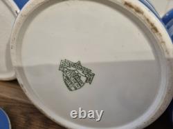 4 X Vintage Cornish Kitchen Ware Jars, 3 X Lids, 1930-1960, TG GREEN Co Sheild
