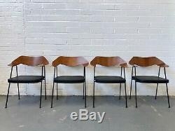 4 x Robin Day 675 Dining chairs. Case Furniture. Habitat. Hille. G Plan. DELIVERY