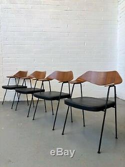 4 x Robin Day 675 Dining chairs. Case Furniture. Habitat. Hille. G Plan. DELIVERY