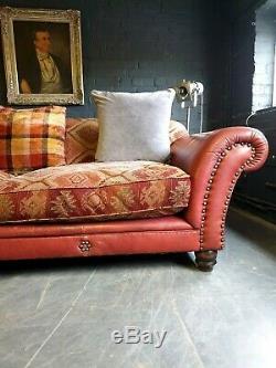 5009. Superb Tetrad Eastwood Grande 3 Seater Sofa Vintage Chesterfield rrp £2500