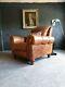 5019. Chesterfield Tan Vintage Club Leather Armchair Delivery Available