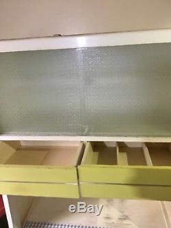 50s/60s Kitchen Larder Cabinet With Matching Cupboard Shepherds Hut VINTAGE