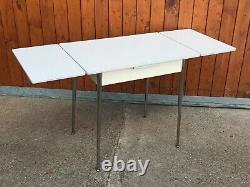 50s Dining Table Vintage Chrome Retro Kitchen Table Resopal Table 2