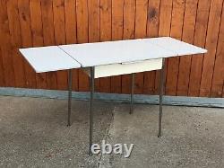 50s Dining Table Vintage Chrome Retro Kitchen Table Resopal Table 2