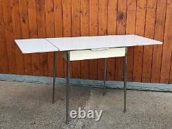50s Dining Table Vintage Chrome Retro Kitchen Table Resopal Table 2