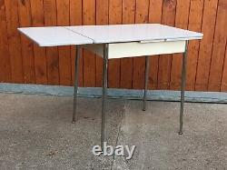 50s Dining Table Vintage Chrome Retro Kitchen Table Resopal Table 2