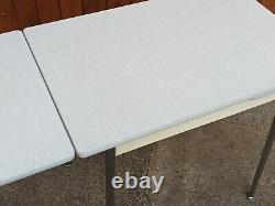 50s Dining Table Vintage Chrome Retro Kitchen Table Resopal Table 2