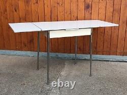 50s Dining Table Vintage Chrome Retro Kitchen Table Resopal Table 2