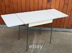 50s Dining Table Vintage Chrome Retro Kitchen Table Resopal Table 2