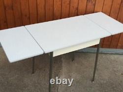 50s Dining Table Vintage Chrome Retro Kitchen Table Resopal Table 2