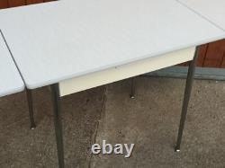 50s Dining Table Vintage Chrome Retro Kitchen Table Resopal Table 2