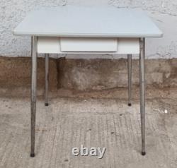 50s Dining Table Vintage Kidney Table Chrome Retro Kitchen Table Resopal Table