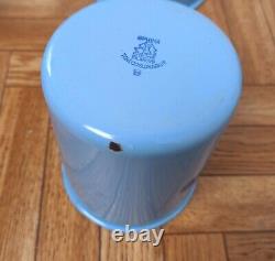 5 Vintage Retro Antique French Kitchen Nesting Enamel Cannisters Metal Art Decor