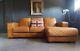 602 Chesterfield Vintage 3 Seater Leather Tan Club Brown Corner Suite Courier Av