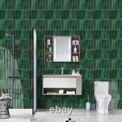 60X Self Adhesive Tile Stickers Backsplash Bathroom Kitchen Stick on Wall Tiles