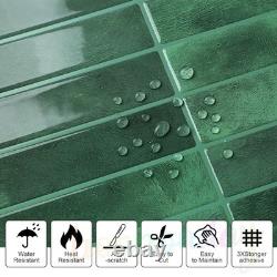 60X Self Adhesive Tile Stickers Backsplash Bathroom Kitchen Stick on Wall Tiles