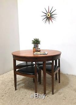 60s Danish Mid Century Vintage Hans Olsen for Frem Røjle dining table and chairs